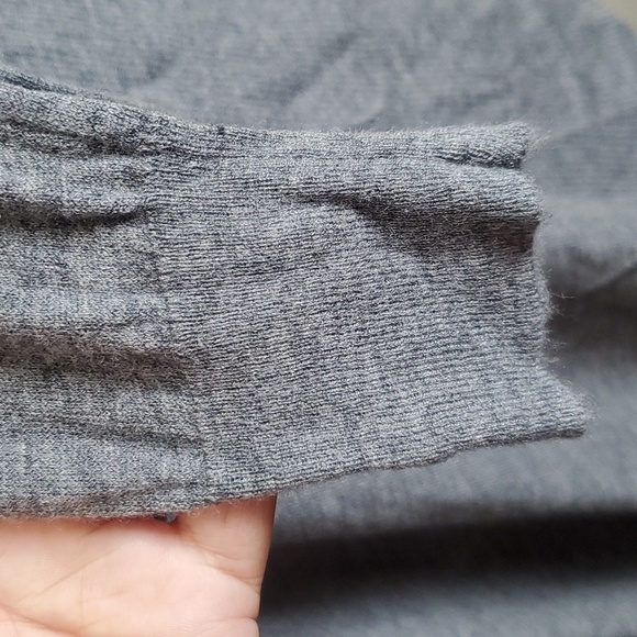 Vince Merino Wool Blend Waterfall Cardigan Gray Size S - Picture 6 of 12